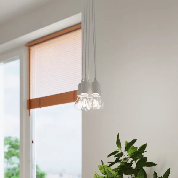 Lustră pe cablu DIEGO 3xE27/60W/230V