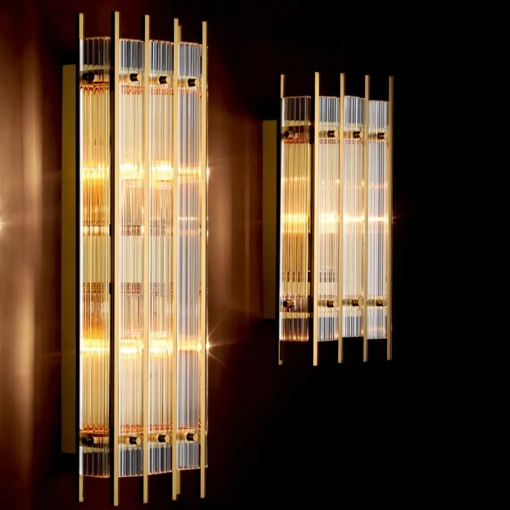 Aplica perete design LUX Sparks L, auriu 111899 HZ