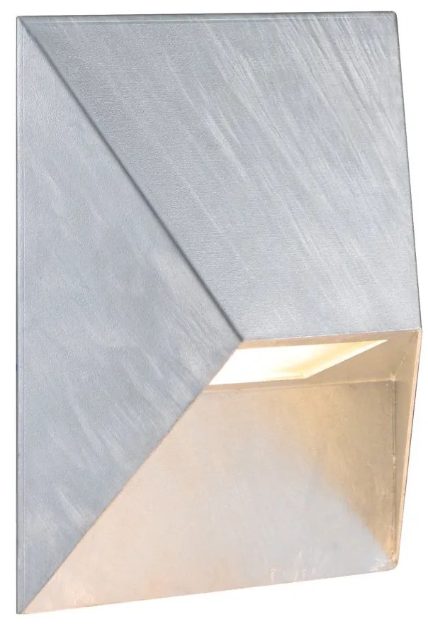 Aplica de perete iluminat exterior IP54 Pontio 15 otel galvanizat