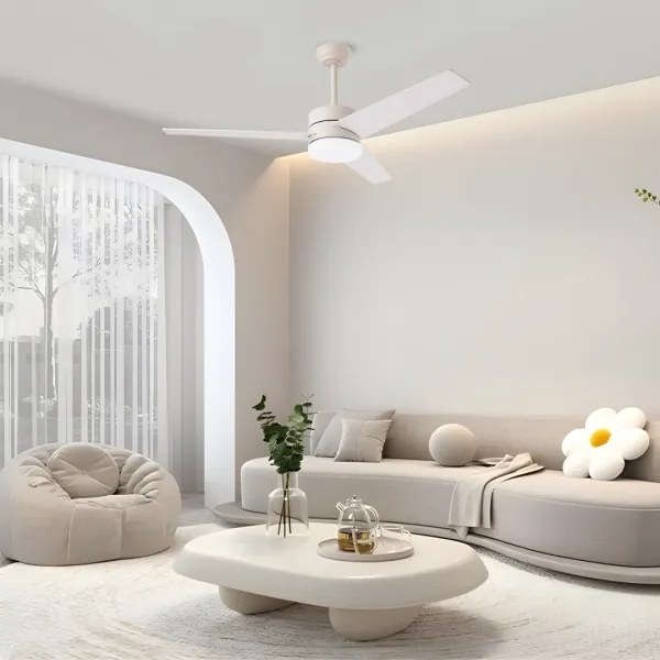 Immax NEO 07284L - Ventilator de tavan LED+CCT reglabil VARIABLE 24W/230V Wi-Fi Tuya+telecomandă