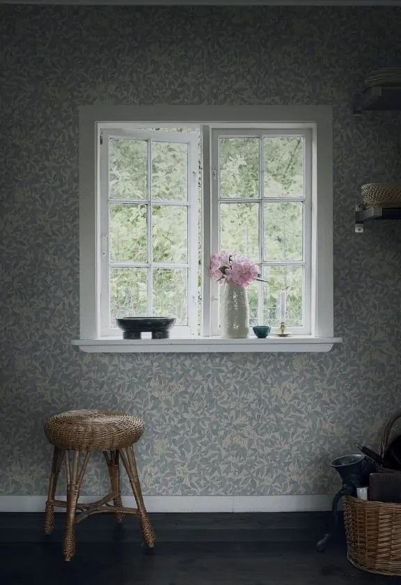 Tapet Linnea Misty Blue, Sandberg, 5.3mp / rola