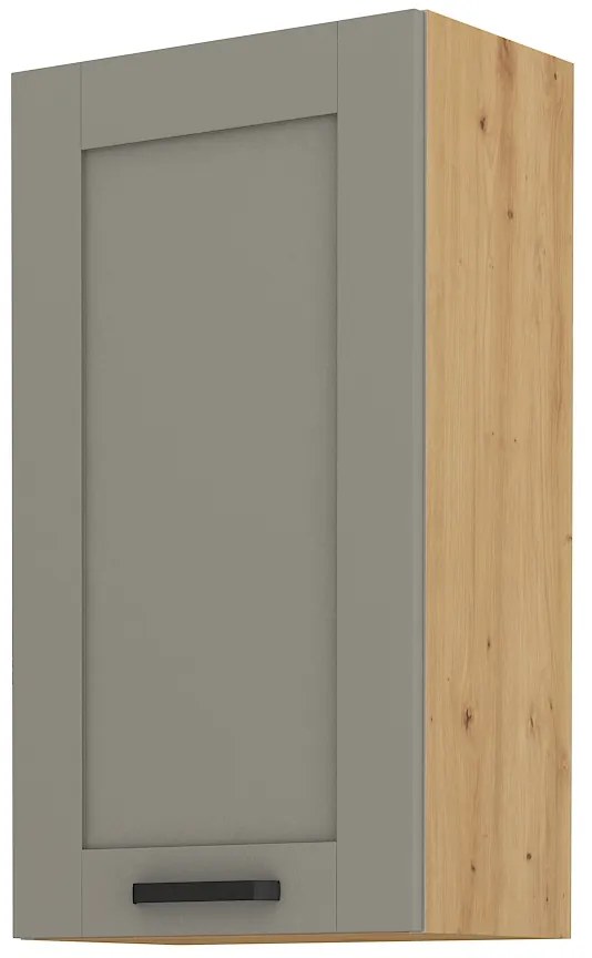 Dulap superior de bucătărie Lucid 50 G 90 1F (Stejar artisan + claygrey). 1045506