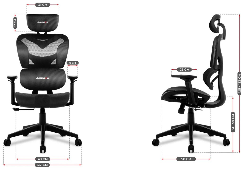 Fotoliu gaming Cruiser 8 (negru + carbon). 1087457