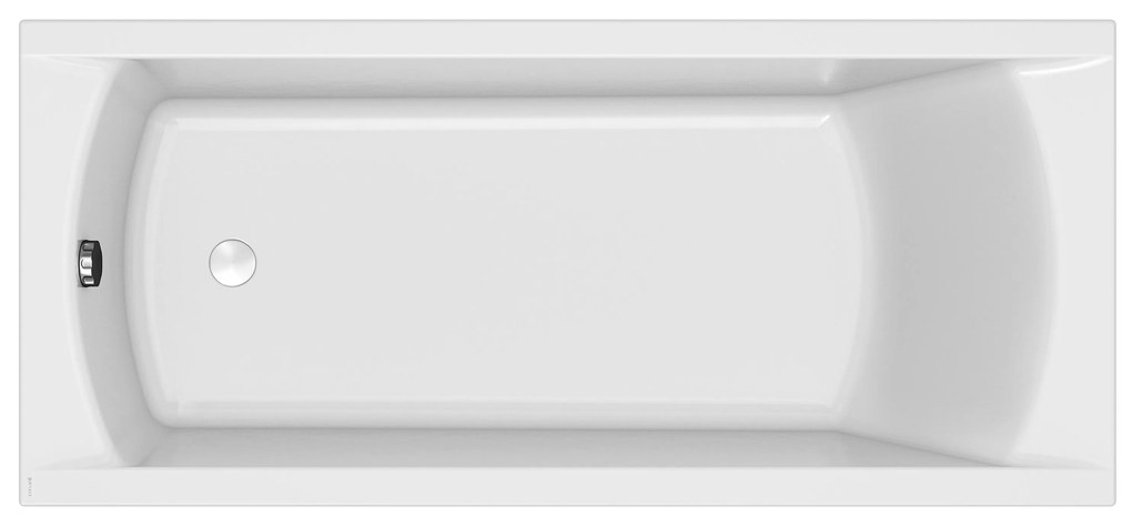 Cersanit Korat cada dreptunghiulară 180x80 cm alb S301-295