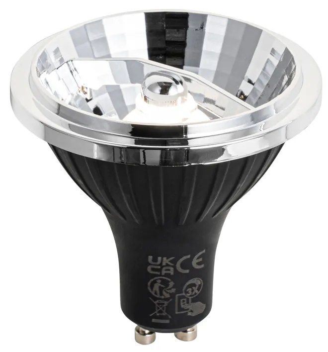 Bec LED GU10 cu 3 trepte de reglaj al luminii 70mm 6.5W 600LM 3000K