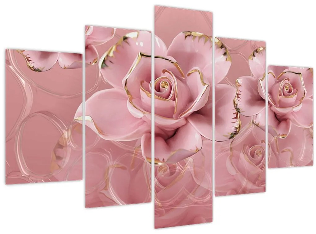 Tablou - Decor floral (150x105 cm)