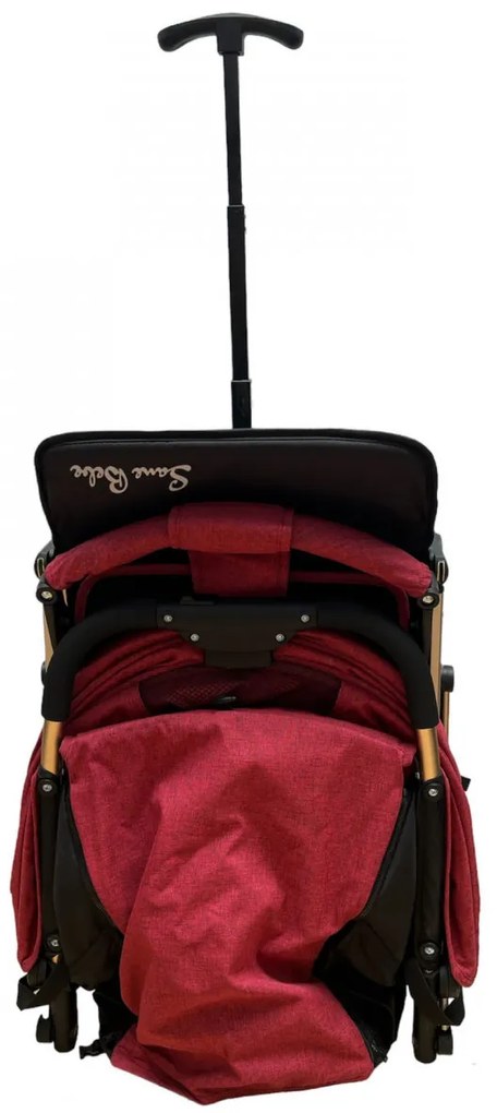Carucior sport cu pliere compacta tip troller, usor de manevrat si depozitat, 6-36 luni Rosu CPC-43-rosu