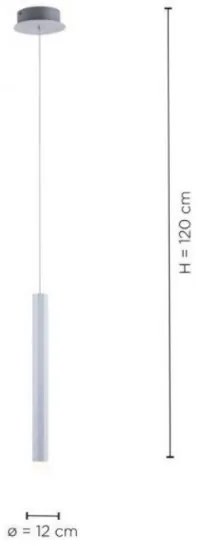 Lustră LED pe cablu BRUNO LED/4,8W/230V Leuchten Direkt 15202-95