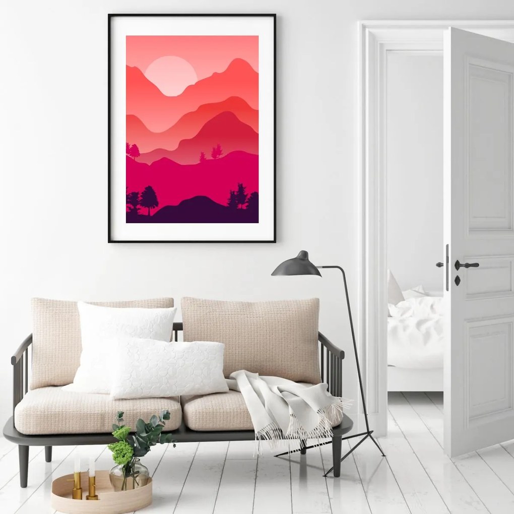 Poster - Peisaj montan (A4)