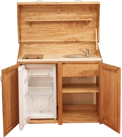 Mobila bucatarie  CHICINETA MICA, L130 60 H115 cm, lemn masiv