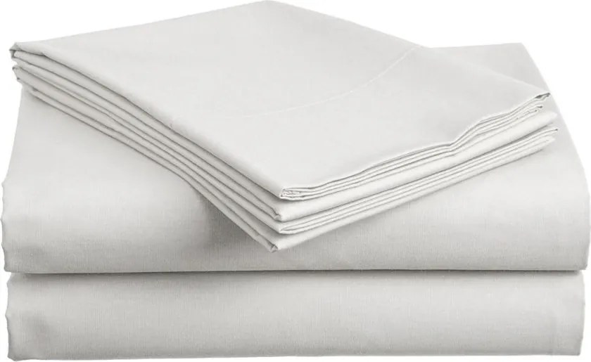 Cearsaf din bumbac STANDARD 140x240 cm, alb