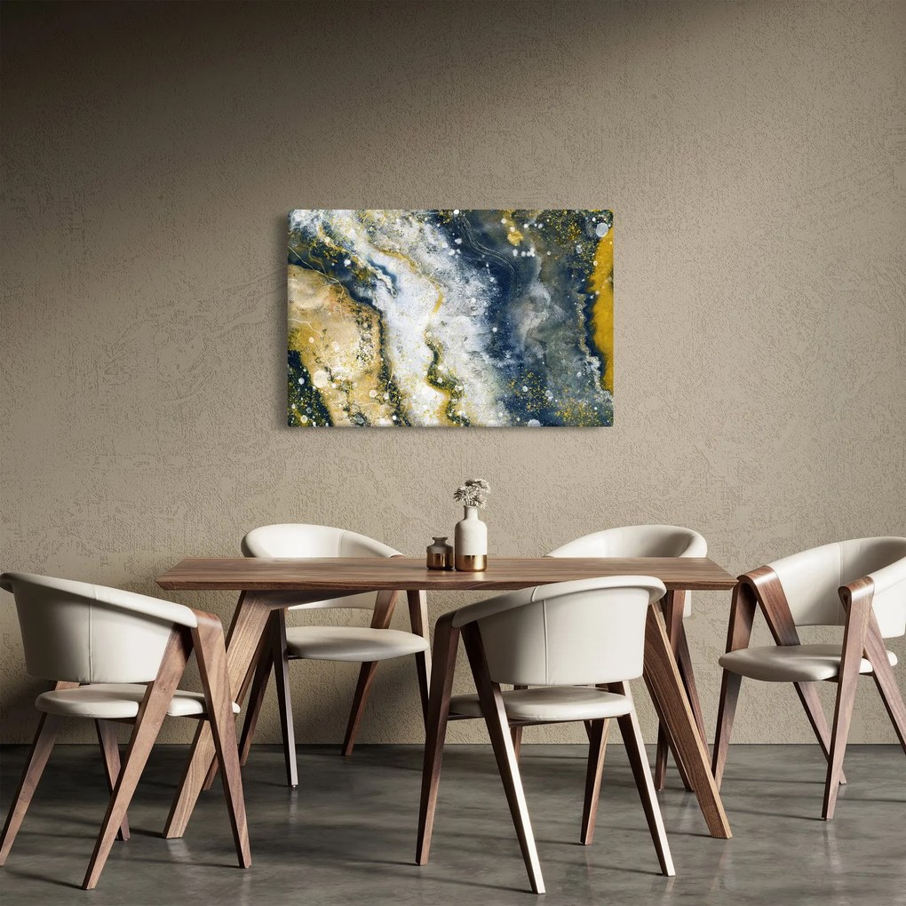 Tablou - Abstract auriu (90x60 cm)