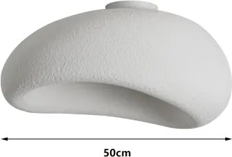 BRILAGI - Lampă de tavan WABI SABI 1xE27/60W/230V Ø 50 cm albă