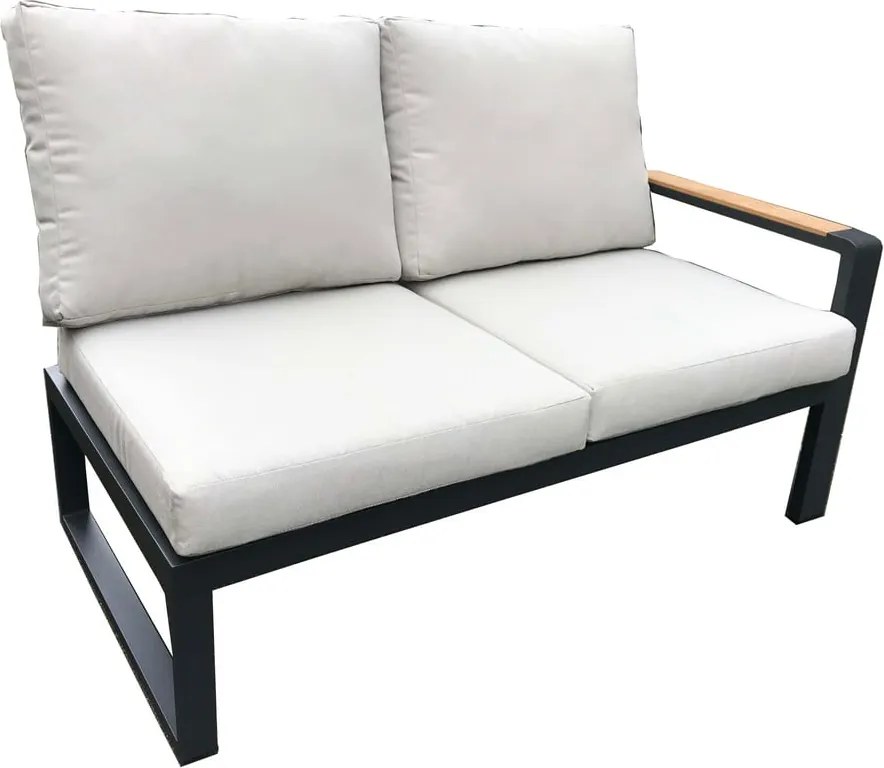 Set mobilier de grădină gri din aluminiu pentru 5 persoane Rotterdam – Rojaplast