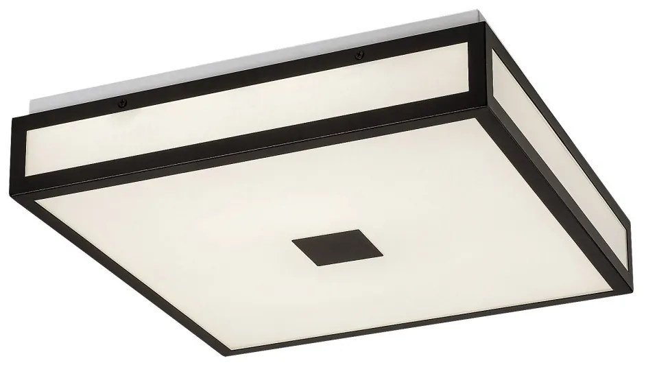 Plafoniera LED baie IP44 Zoya negru-alb 30x30cm