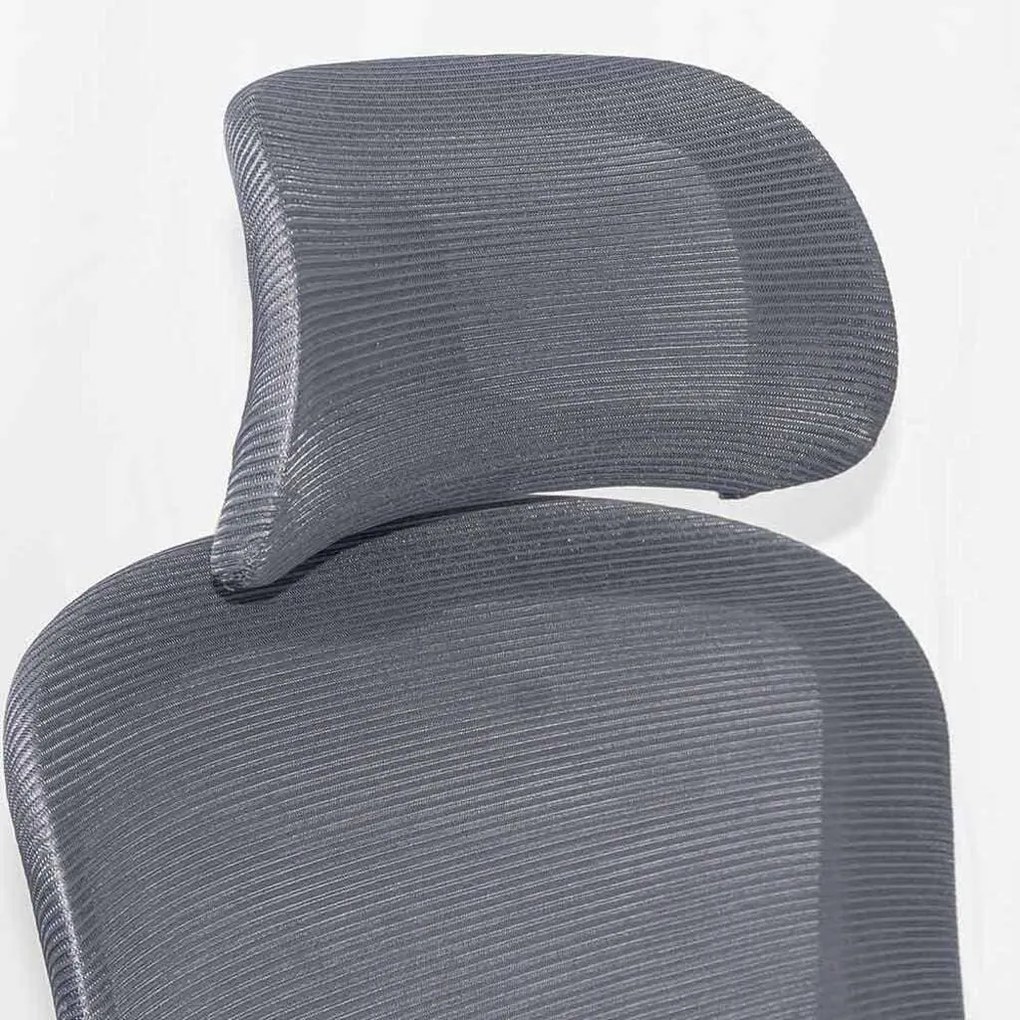 Scaun ergonomic OFF 430 gri, suport picioare și rabatare 135°