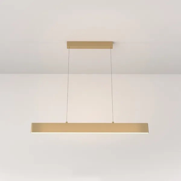 Lustră LED pe cablu Maytoni P010PL-L23G3K STEP LED/23W/230V 3000K 91 cm auriu