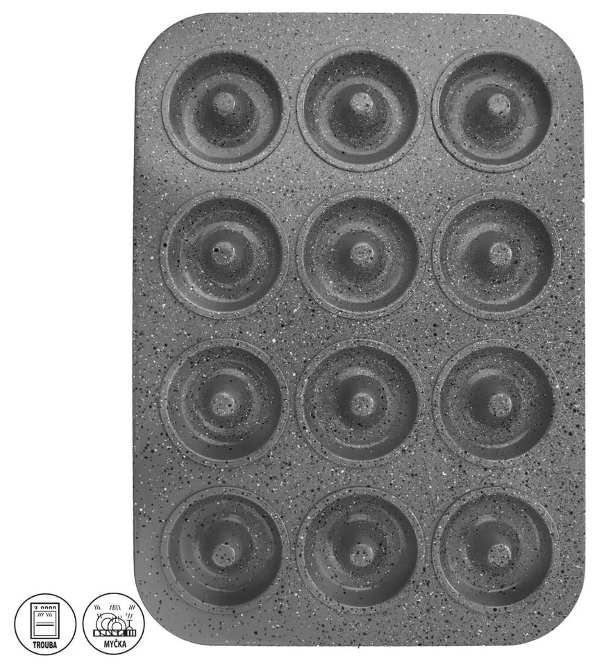 Formă de copt pentru gogoși din metal 28,5x40 cm Grande – Orion