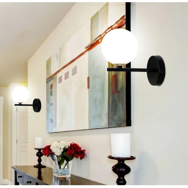 Lampă de perete KAMA 1xG9/28W/230V negru