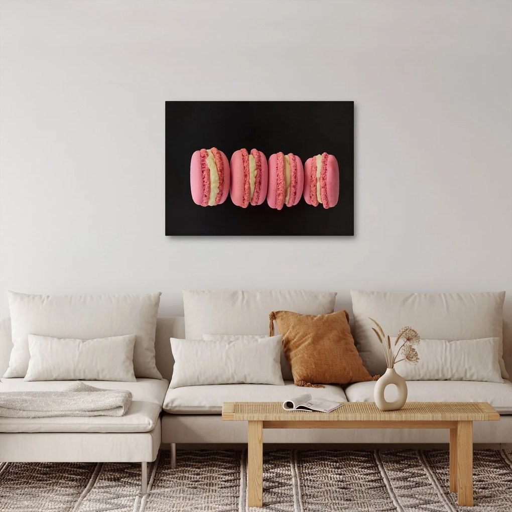 Tablou cu macarons (70x50 cm)