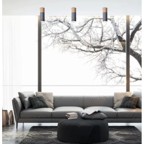 Plafonieră TUBA GU10/15W/230V