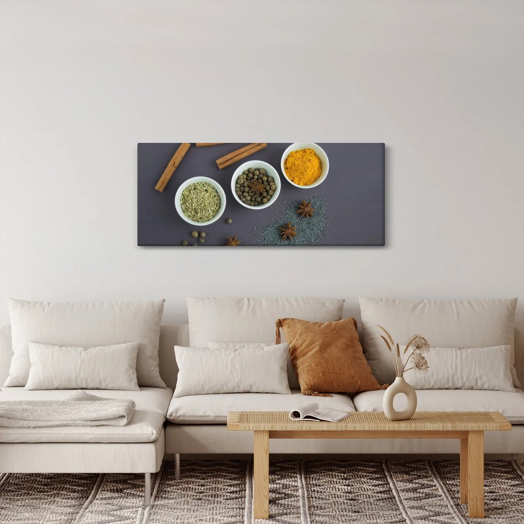 Tablou - condimente (120x50 cm)