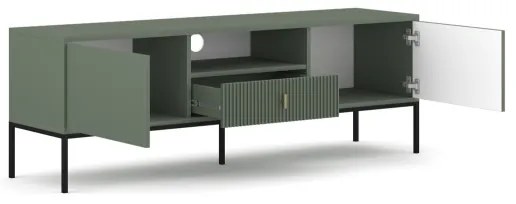 Comodă TV SUE, verde/negru
