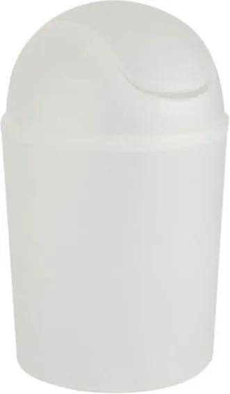 Cos de gunoi pentru baie alb din plastic 4,5 L Arctic Wenko
