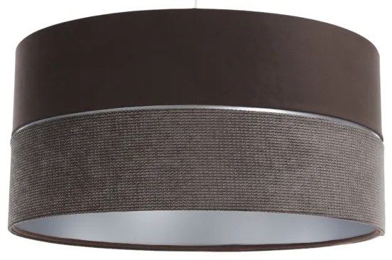 Lustră pe cablu TWIST 1xE27/60W/230V maro/argintiu