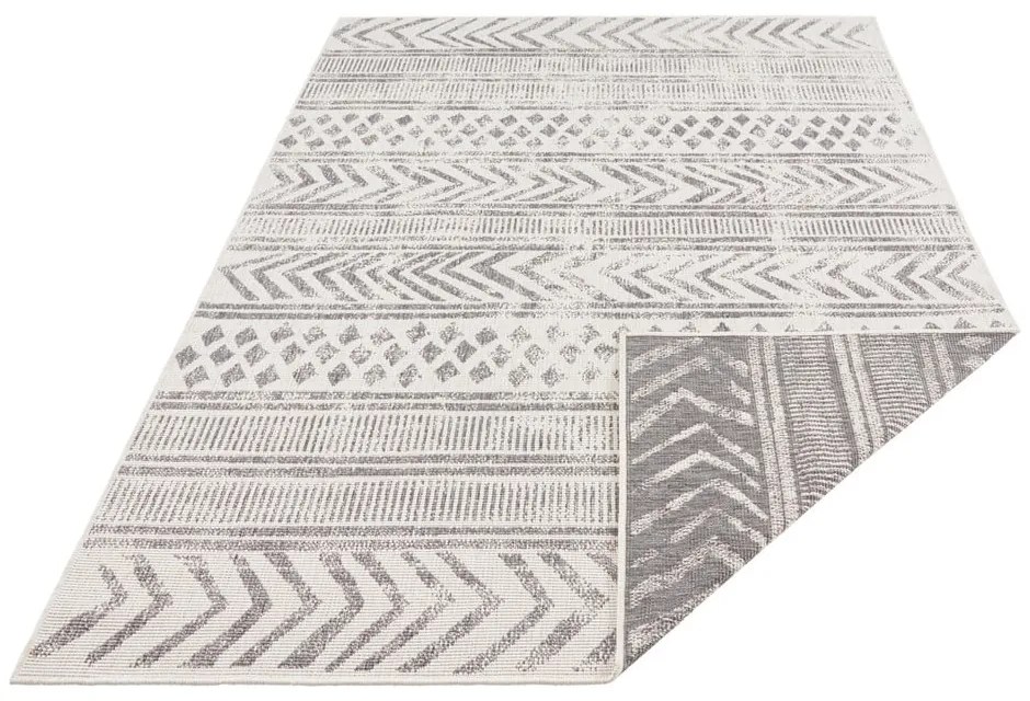Covor adecvat pentru exterior NORTHRUGS Biri, 80 x 150 cm, gri-crem