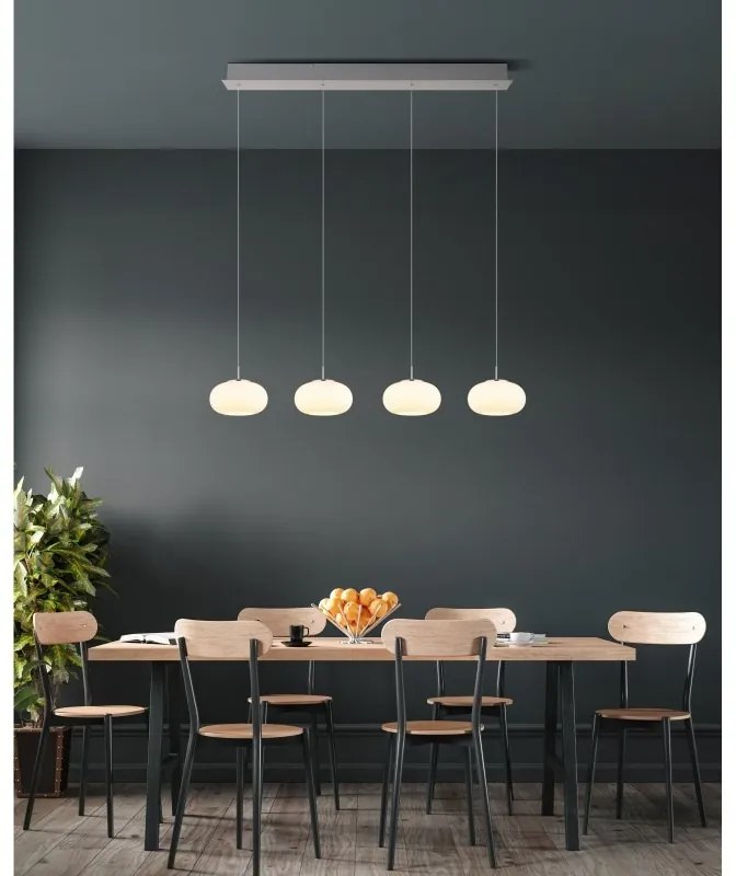 Lustra suspendata cu 4 pendule LED QUINTARA