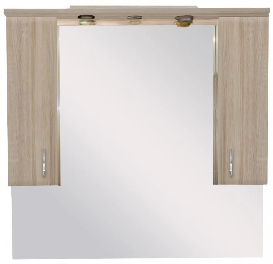 Dulap suspendat pentru baie Bianca Plus 105, culoare stejar sonoma