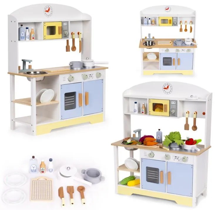 Bucătărie pentru copii elegantă și funcțională cu accesorii