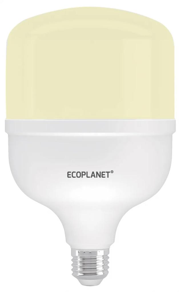 Set 10 buc - Bec LED Ecoplanet T100 forma cilindrica, E27, 30W (200W), 2850 LM, F, lumina calda 3000K, Mat Lumina calda - 3000K, 10 buc
