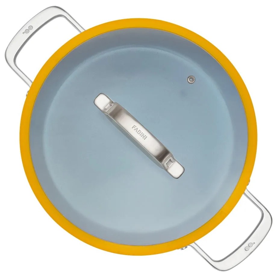 Tigaie cu capac/cu suprafață ceramică ø 28 cm tegame Meda 3.0 – FABINI