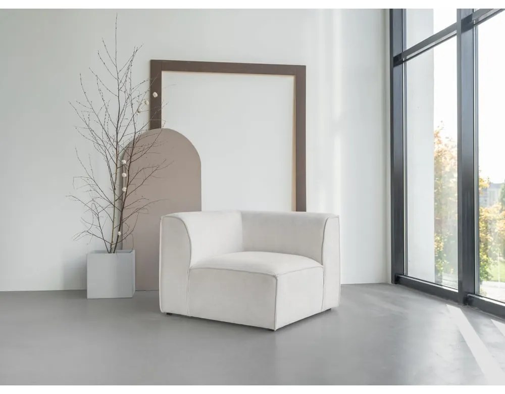 Modul pentru canapea alb (cu colț variabil) Flex Felix – Miuform