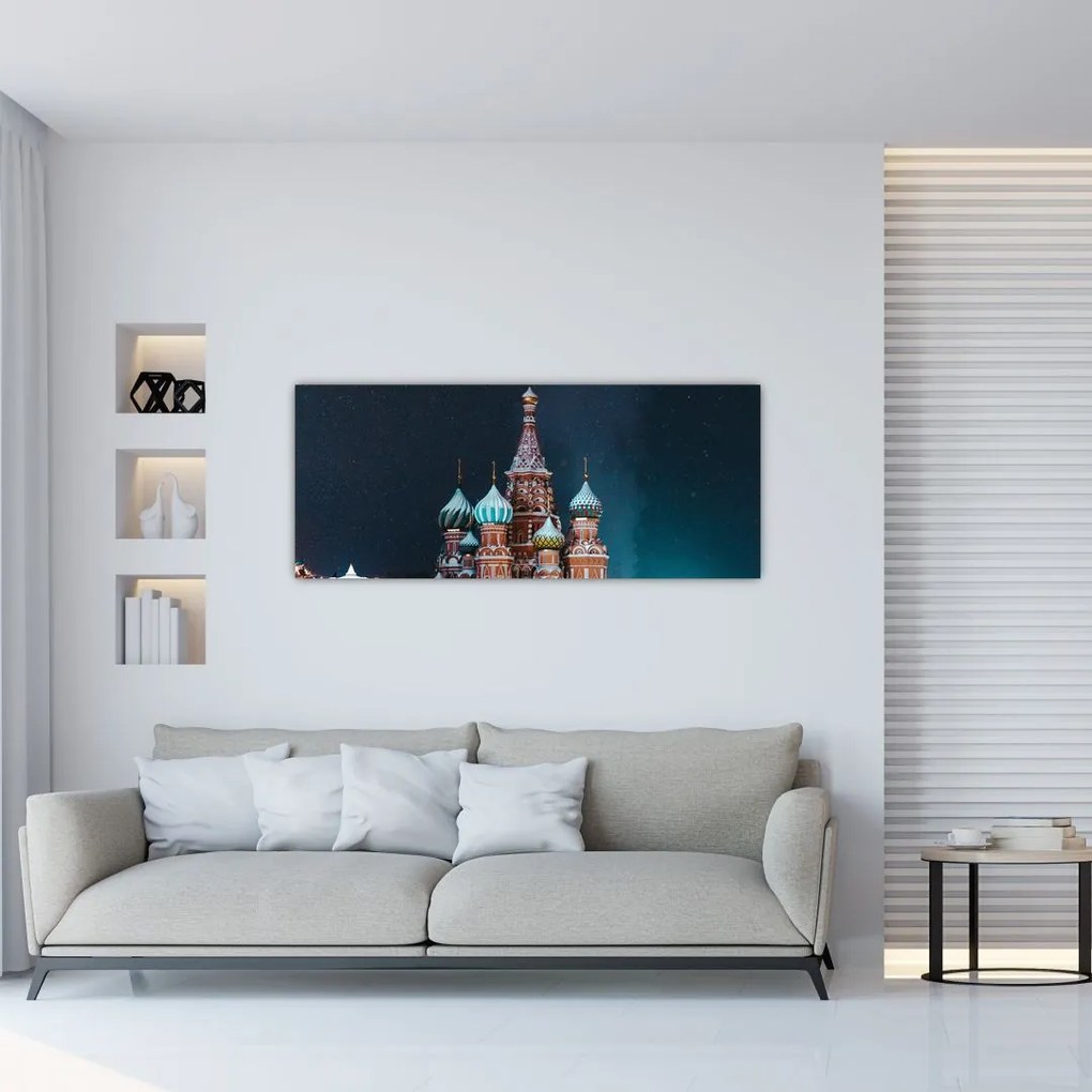 Tablou construcției din Rusia (120x50 cm)