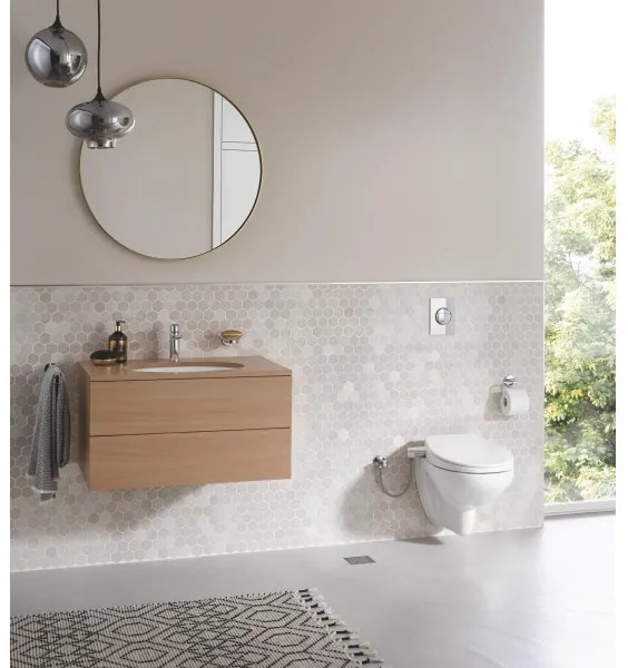 GROHE 39648SH0 - Capac bideu manual BAU CERAMIC, finisaj DuroWhite alb