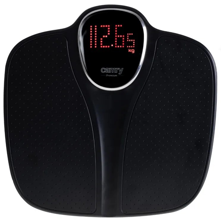Cantar digital de baie si bebelusi 2in1 Camry CR 8171B, 180 kg, Display LED, 34x31 cm, Oprire automata, Negru