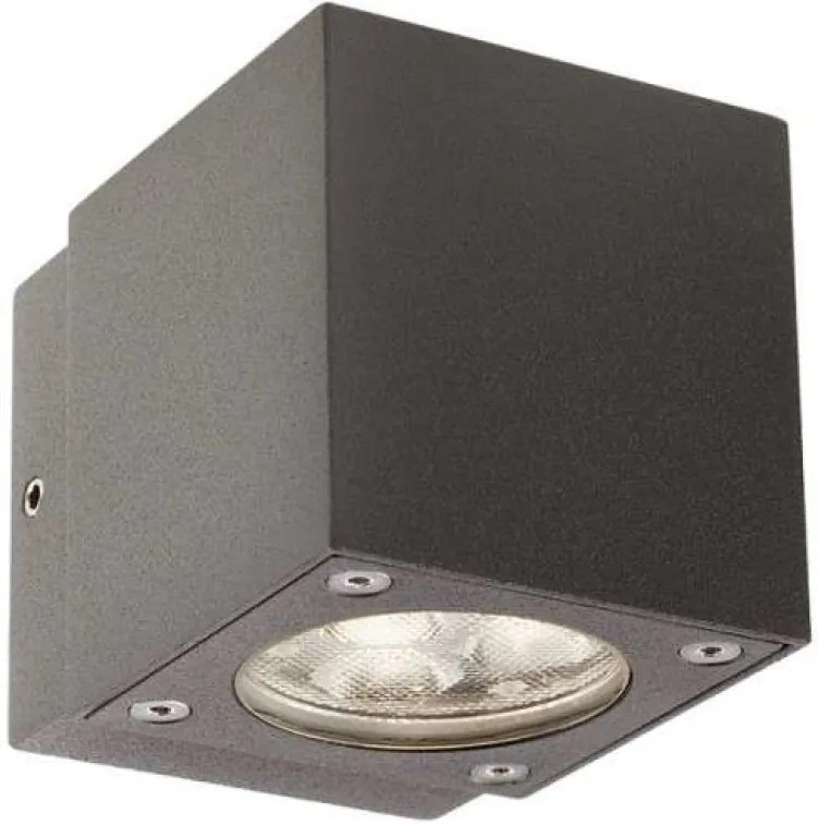Resigilat - Aplică exterior LED 3W Redo MINIBOX, dispersie directă/indirectă, efect “wall washer”