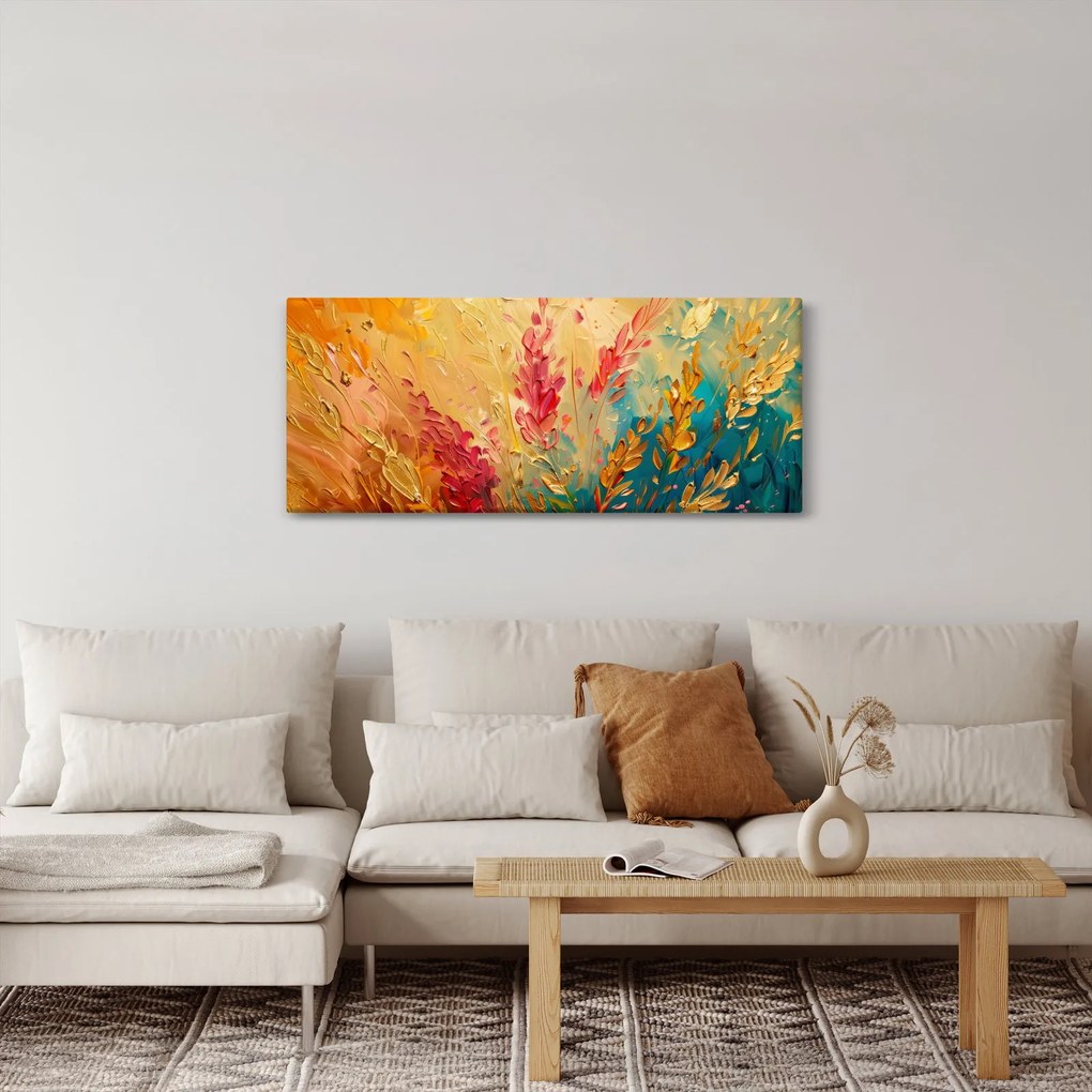 Tablou - Vopsirea câmpului (120x50 cm)