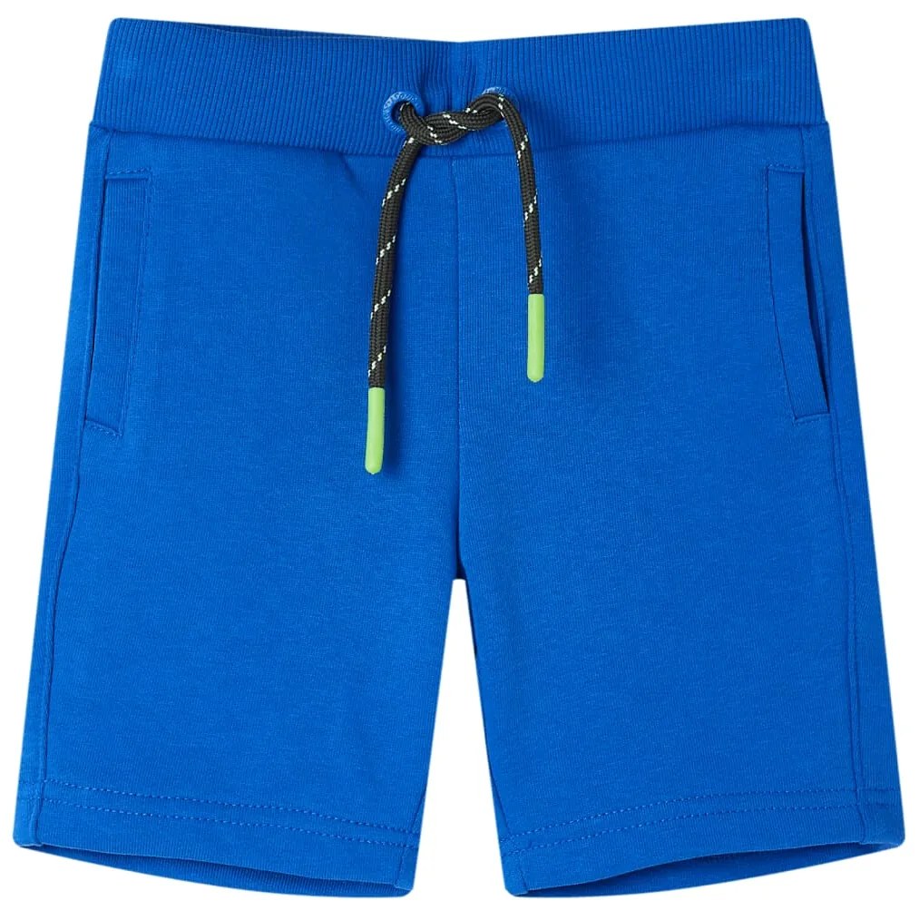 Pantaloni pentru copii cu șnur, albastru, 92