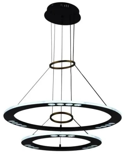 Lustră LED dimabilă pe cablu LED/65W/230V 3000-6500K + telecomandă