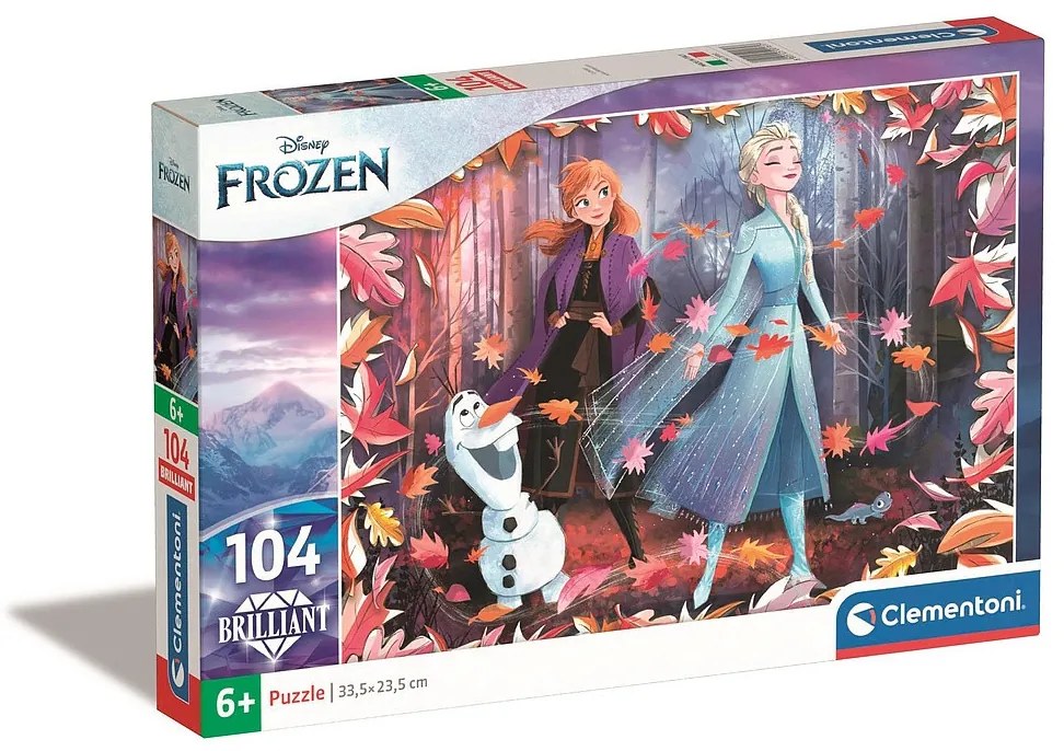 Disney Regatul de gheață Autumn Puzzle Brilliant 104 de piese Clementoni