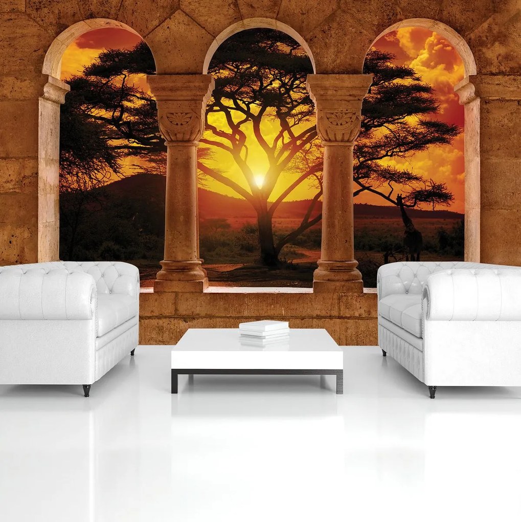 Fototapet - Peisaj african (152,5x104 cm)