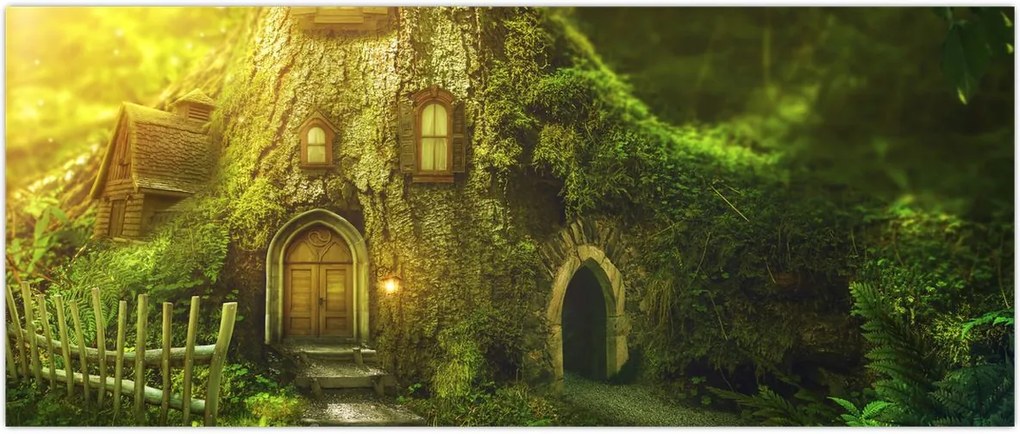 Tablou - Pădure de poveste (120x50 cm)