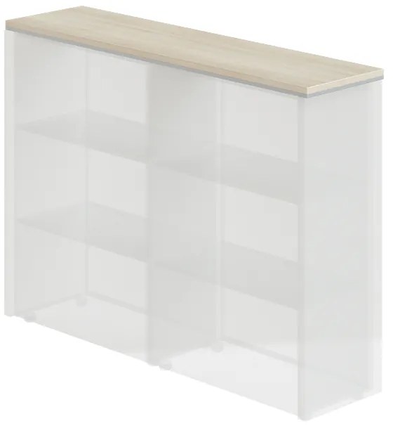 Panou superior Top Office Premium pentru dulap 2x lat, salcam deschis