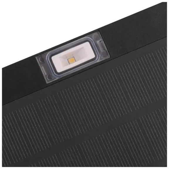 Proiector LED solar cu senzor de mișcare LED/3,7V 1200mAh 4000K IP65 negru