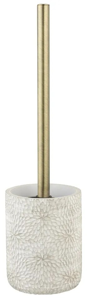 Perie de WC albă din polirășină Montalfano – Wenko