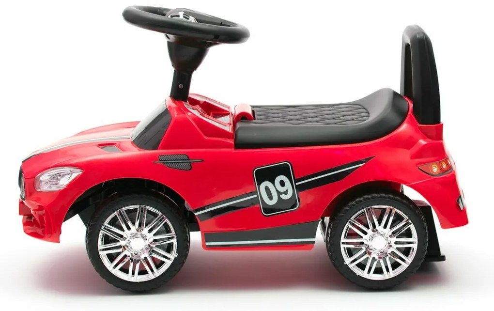 Mașinuță Baby Mix pentru copii cu sunet Racer, roșu